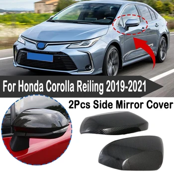 Paari Auto Välispeeglid Katab Läikiv Must Rearview Mirror Katab Kleebise Sisekujundus Toyota Corolla Reiling Sedaan 2019-2021
