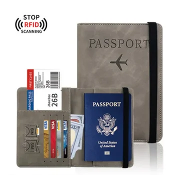 PU RFID-Pass, mis Hõlmavad Krediidi ID-Kaart Rahakoti Veekindel Dokumendi Äri Side Passi Omanik Reisi Multifunktsionaalne Protector