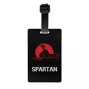 Spartan Warrior Sparta Vaimu Pagasi Sildid Kohandatud Pagasi Sildid eraelu Puutumatuse Katta ID-Kaardi Nimi