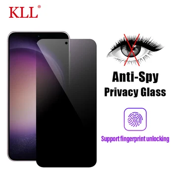Täielik Kaas Anti-Spy Ekraani Kaitsekile Samsung Galaxy S23 Pluss S21 S22 Privacy Glass Samsung Lisa 20 Karastatud Klaas
