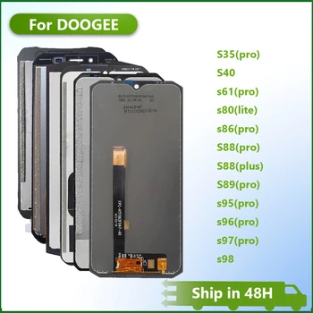 Täisekraani Puhul Doogee S35 S40 S61 S80 S86 S88 S95 S96 S97 S89 S98 S95 Pro Lite Plus LCD Ekraan Puutetundlik Digitizer Assamblee