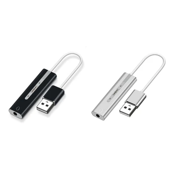 USB Väline helikaart USB3.0 Kuni 3.5 Mm Jack Audio Mikrofon, Kõrvaklappide Adapter ARVUTI Sülearvuti helikaart