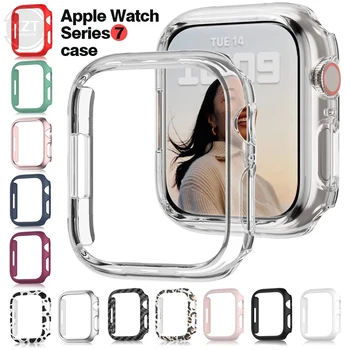 Uus Kaas Apple Watch Juhul 44mm 40mm 45mm 41mm 42mm 38mm iWatch Accessorie Ekraani Kaitsekile Apple Vaadata Serie 3 4 6 SE 7 8
