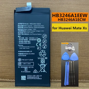 Uus Originaal HB3246A1ECW HB3246A1EEW 2250mAh Aku Huawei Mate Xs Asendamine Telefoni Akud