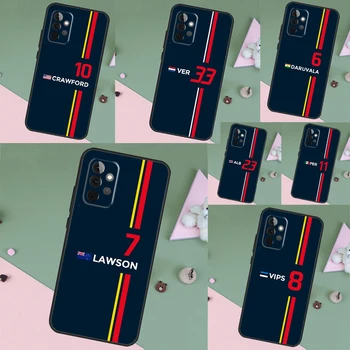 Vormel-1 F1 Number Kata Case For Samsung Galaxy A52 A53 A54 A12 A13 A14 A11 A51 A71 A22 A23 A24 A32 A33 A34